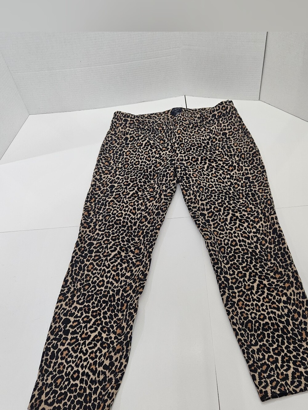 J.Crew Winnie Pant Leopard Animal Print Side Zip 6